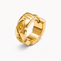 Citrine Motif Hoop - Ground