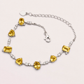 Citrine Prism Bracelet - Ground