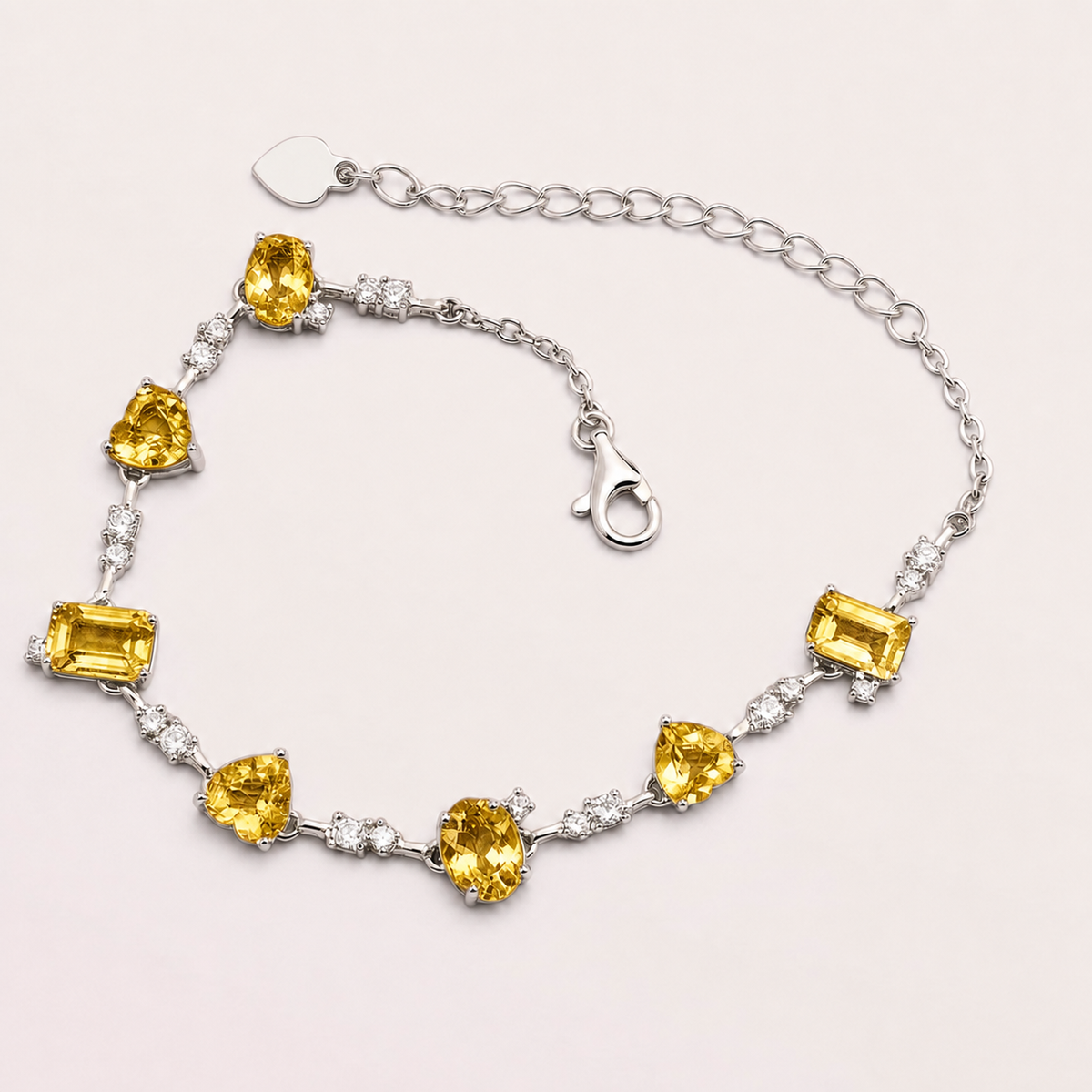 Citrine Prism Bracelet - Ground