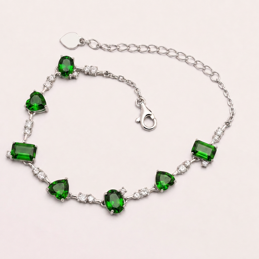 Diopside Prism Bracelet - Grow