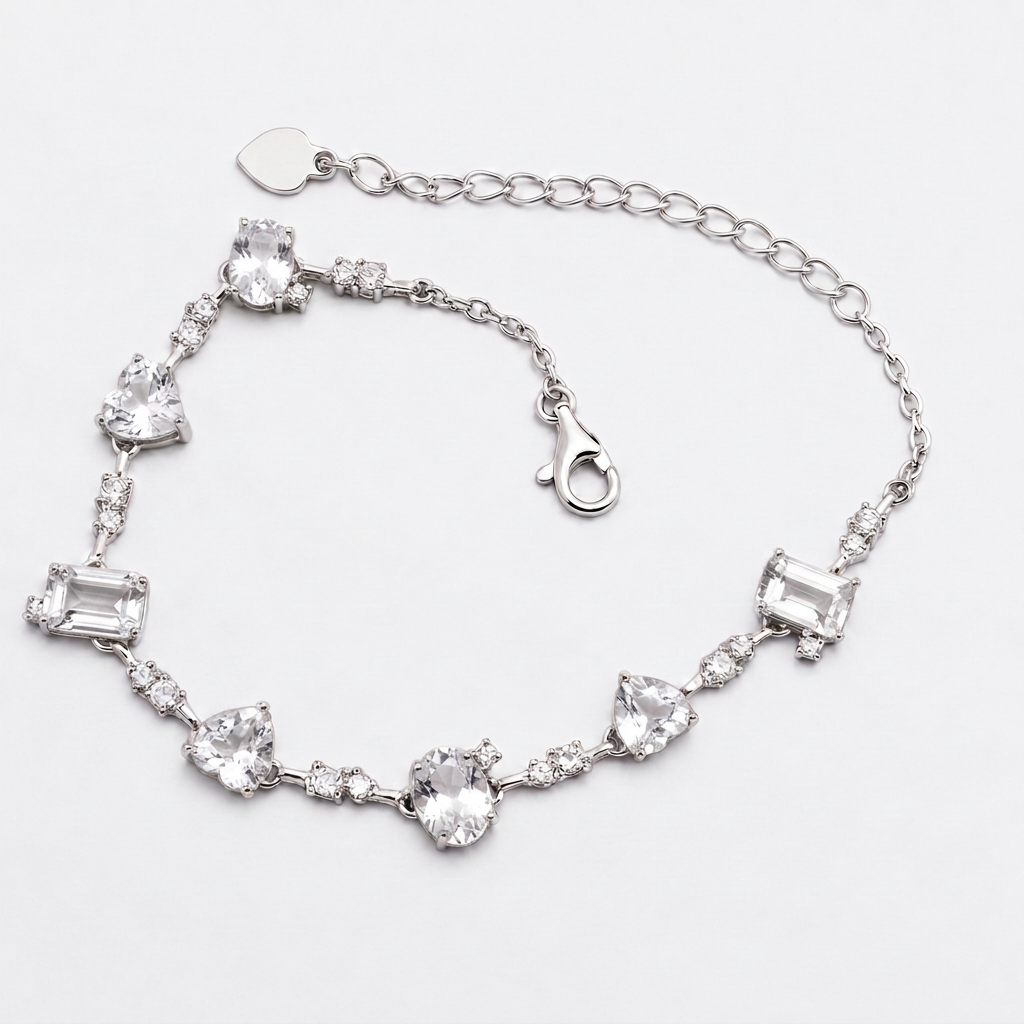 White Topaz Prism Bracelet - Purify