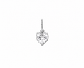 White Topaz Heart Necklace - Purify